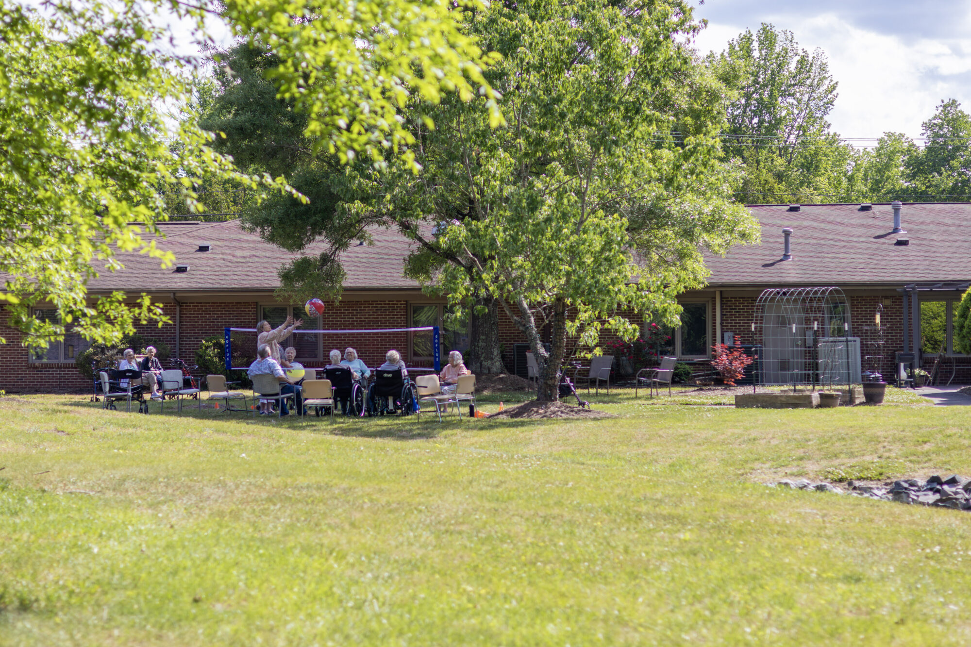 New Home Courtyard