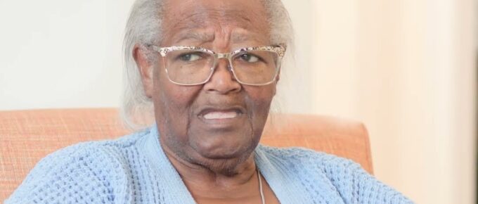 Ms. Ada Morgan, resident of Brookstone Terrace of Greensboro