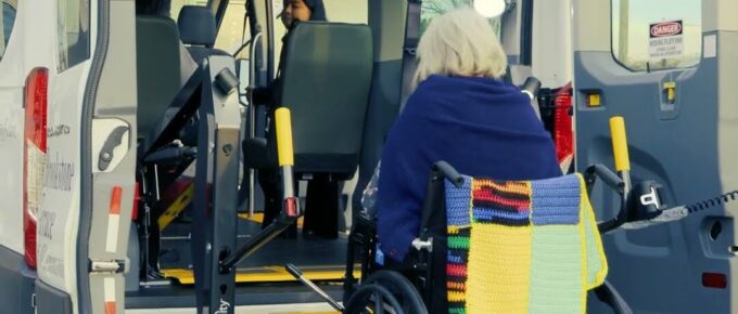 Brookstone Terrace of Clemmons bus ready for a resident outing